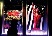 Descida da 7th Avenue em direção à Union Square na noite da eleição