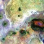 Kilimanjaro - A montanha mais alta da África aparece à direita, rodeada pelos territórios do Quênia e da Tanzânia