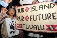 "Nossa Ilha, nosso futuro, Tuvalu", foto do site www.iisd.ca