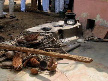 Chula - um forno indiano tradicional