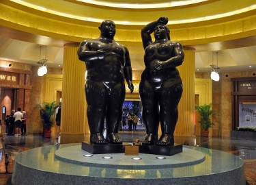 adam Adão e Eva, de Fernando Botero, fotografados por Eustaquio Santimano, via Flickr