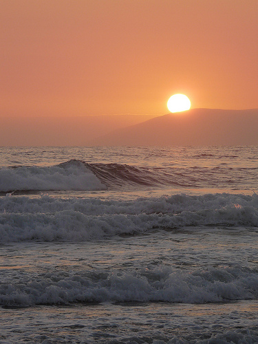 Foto de Oceano Beach, na California, por Dawn Busy Bee/Flickr