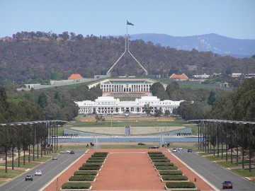 Parlamento australiano em Camberra. Foto Brenden Ashton via Flickr