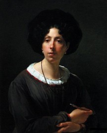 Auto-retrato de Hortense Haudebourt-Lescot