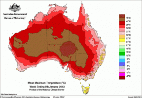 Foto Australian Bureau of Meteorology
