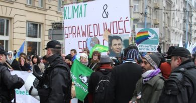 Polônia planeja restringir manifestações durante a COP 24 Polônia planeja restringir manifestações durante a COP 24
