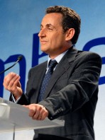 O presidente da França, Nicolas Sarkozy