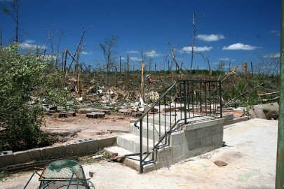 Destruição no estado do Alabama. Foto de Lake Martin Voice/Flickr